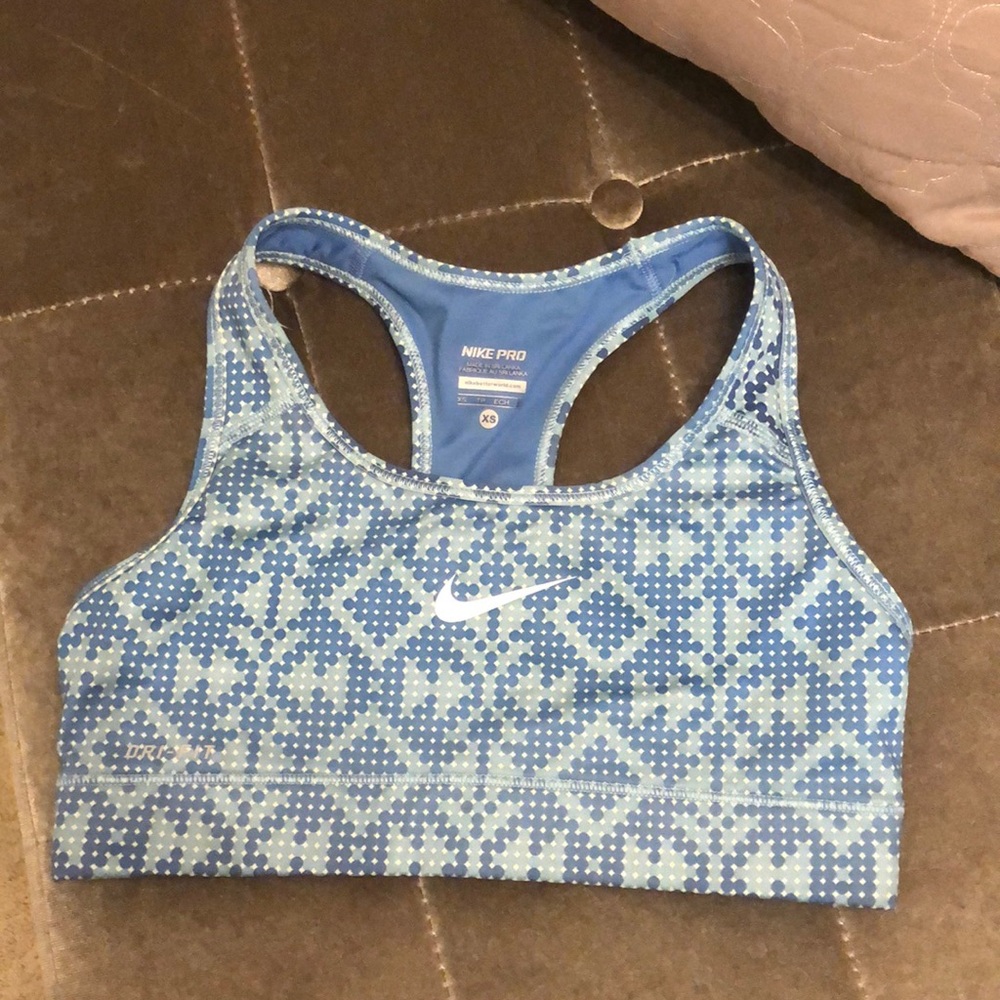 Nike Sports Bra Light Blue💙🤍 XS